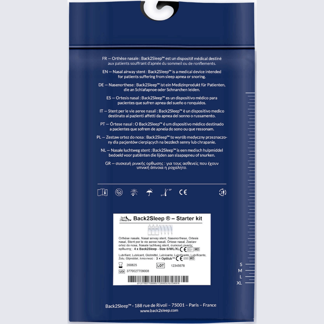 Starter Kit anti-snoring - Back2Sleep
