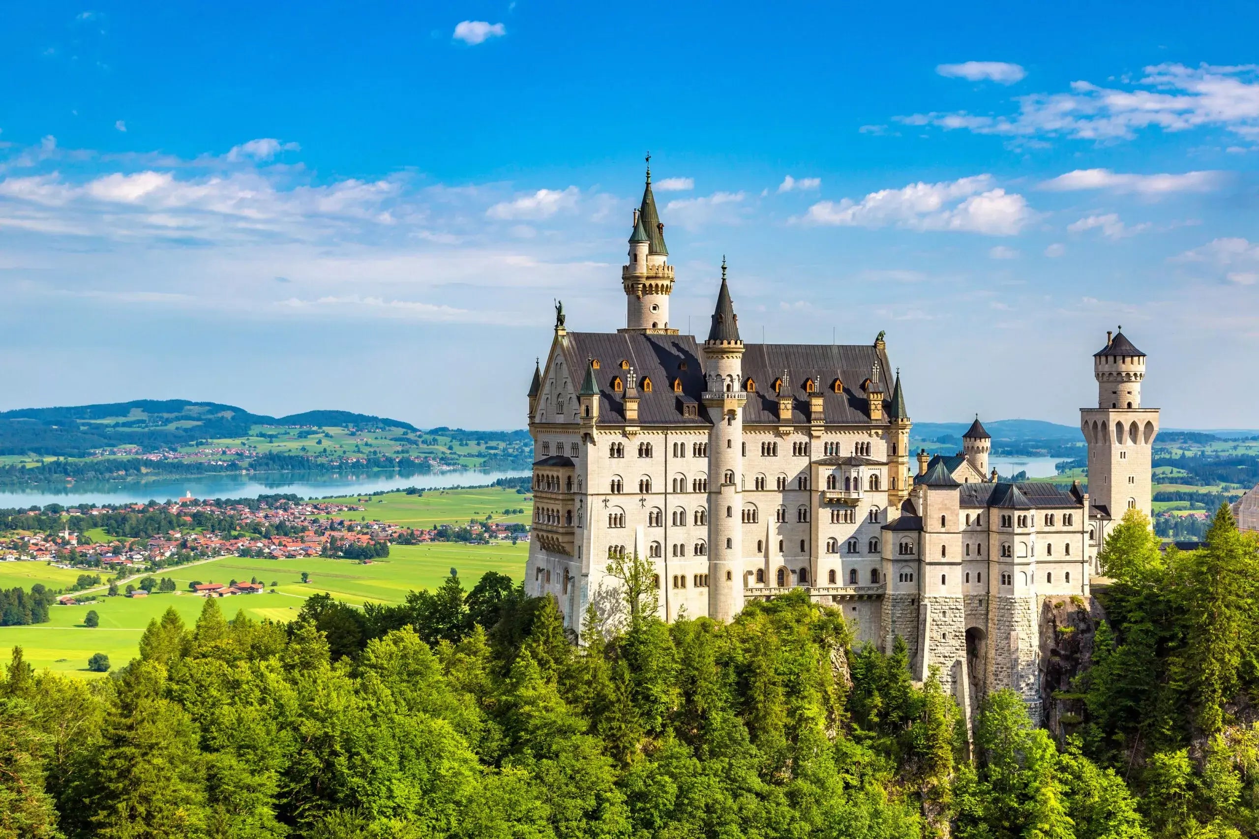 Illustration of a castle in Germany