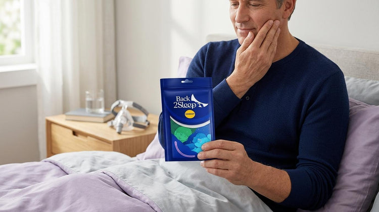 How CPAP Mask Straps May Contribute to TMJ Jaw Pain and Dry Mouth - Back2Sleep