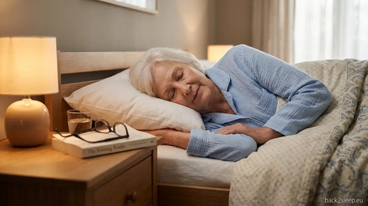Elderly person sleeping comfortably - age-specific sleep apnea symptoms and solutions