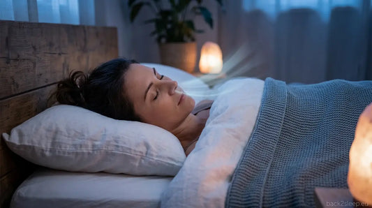 Person sleeping with mouth closed breathing through nose - nasal vs mouth breathing