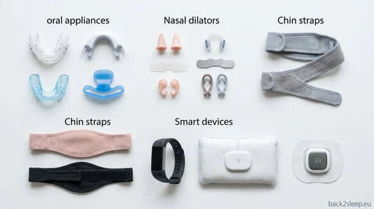 Array of anti-snoring devices - best anti-snoring devices comparison 2026