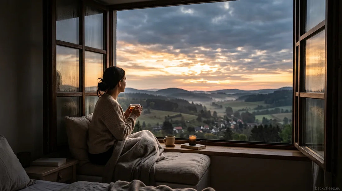 Dawn light breaking through window - hope for breaking the sleep apnea depression cycle