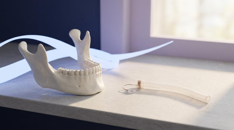 How a Small or Set Back Lower Jaw Narrows the Airway and Raises Sleep  - Back2Sleep