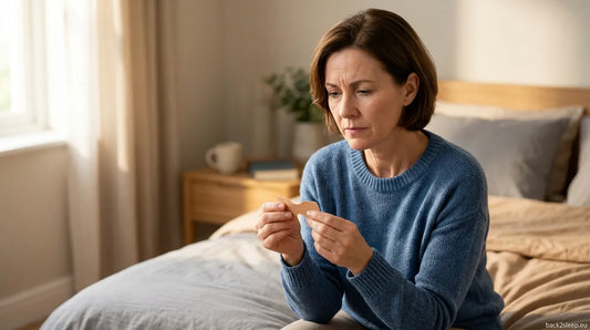 Person evaluating mouth tape safety - what doctors say about mouth taping risks