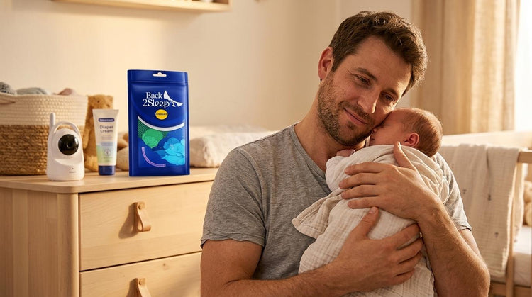 Why New Fathers Often Develop Snoring and Sleep Apnea After the Baby A - Back2Sleep