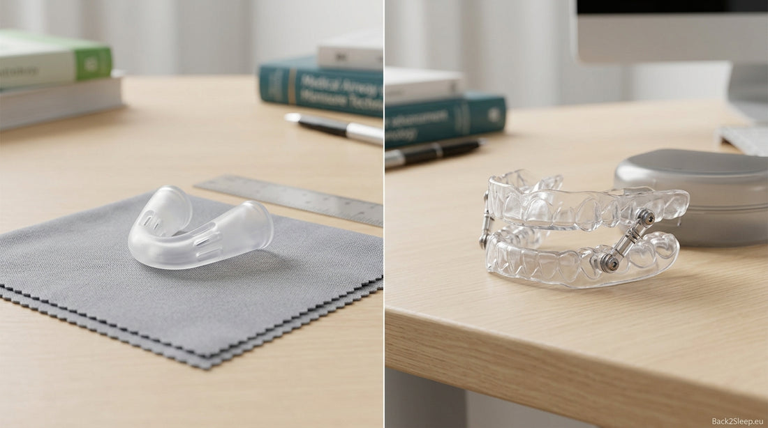Comparison of Back2Sleep nasal stent and SnoreRx mandibular advancement device for snoring treatment