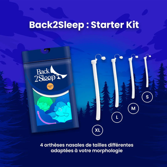 Back2Sleep™ Stent anti-ronflement - Kit de démarrage (4 tailles)