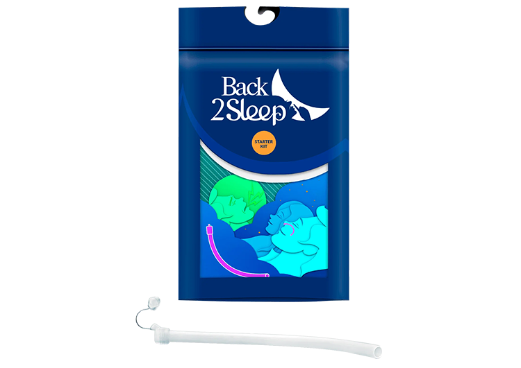 Back2Sleep Snorekit – Soft Anti-Snoring Nasal Stent · 4 Sizes · 3 Gels · 1 Month