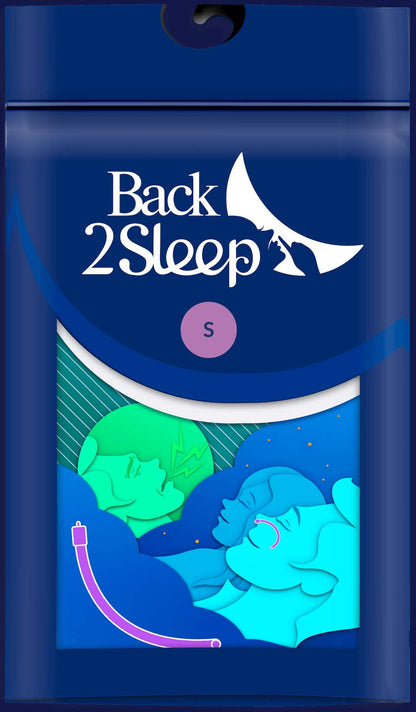 Back2Sleep for snoring and sleep apnea, size S, for one month of use.